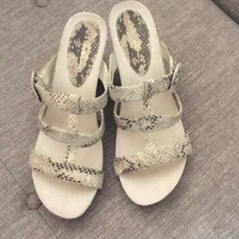 Bandolino Faux Snake Sandals